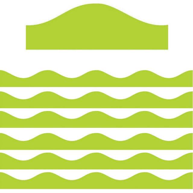 ASHLEY PRODUCTIONS (6 PK) MAGNETIC BORDER LIME GREEN