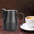 thumbnail image 1 of 500ml Milk Frothing Cup Stainless Steel Coffee Pitcher Jug for Coffee Shop(Black), 1 of 7