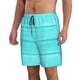 thumbnail image 2 of Fotbe Turquoise Wooden Trajes de Baño Estampados para Hombre, Shorts de Verano de Secado Rápido, Ropa de Playa, Bañadores-3X-Large, 2 of 6
