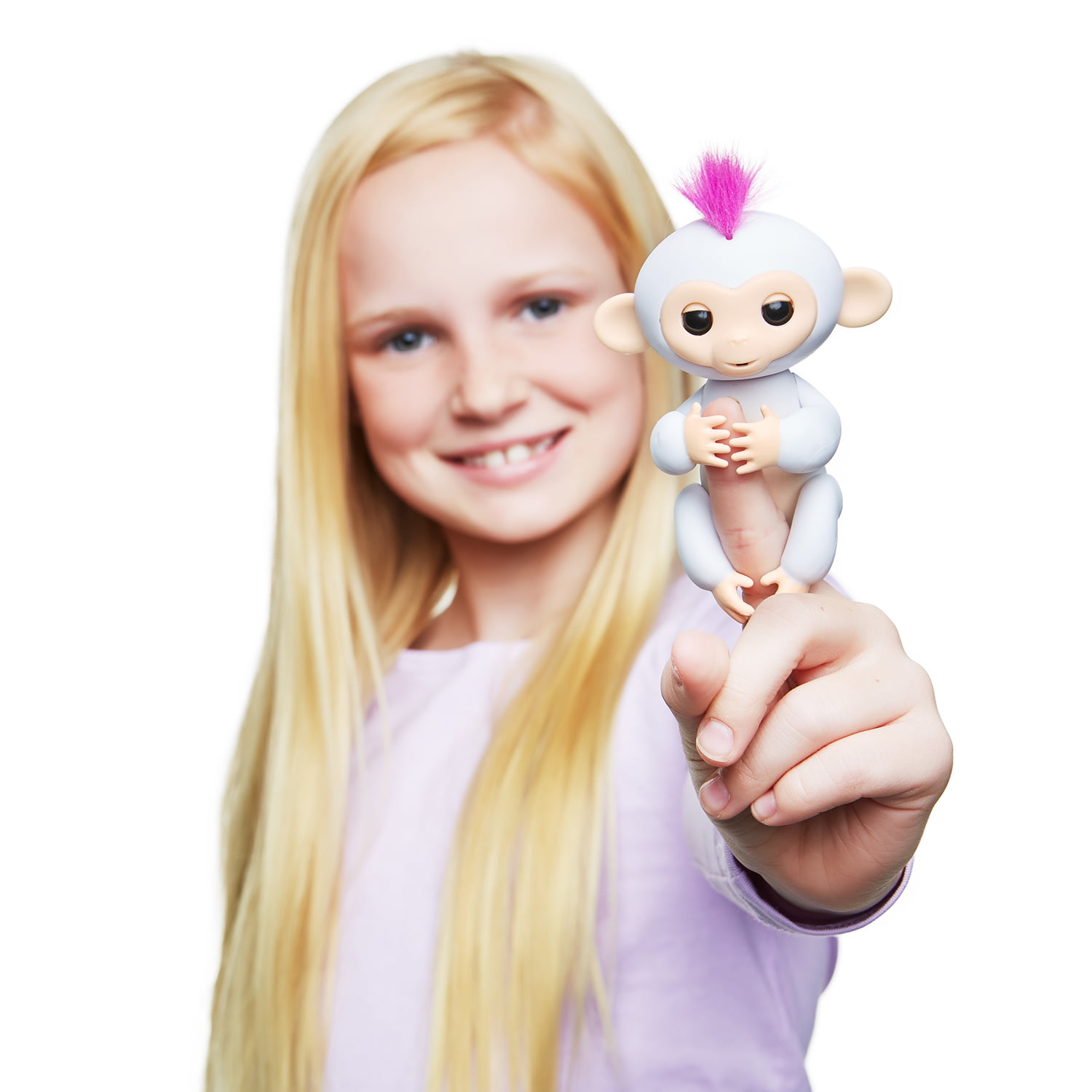 100 Authentic WowWee Fingerlings White Baby Monkey Sophie Fingerling for sale online 