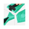 thumbnail image 3 of Corbatas de cremallera preatadas INSPIRE CHIC para el Día del Padre, corbatas de satén brillante en color sólido, formales y casuales, color turquesa, 3 of 5