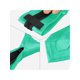 thumbnail image 3 of Corbatas de cremallera preatadas INSPIRE CHIC para el Día del Padre, corbatas de satén brillante en color sólido, formales y casuales, color turquesa, 3 of 5