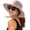 Pink, variant on Women's UPF 80+ Sun Hat with Ponytail Hole, Wide Brim Foldable Bucket Hat for Summer Beach Hiking Outdoor Protection