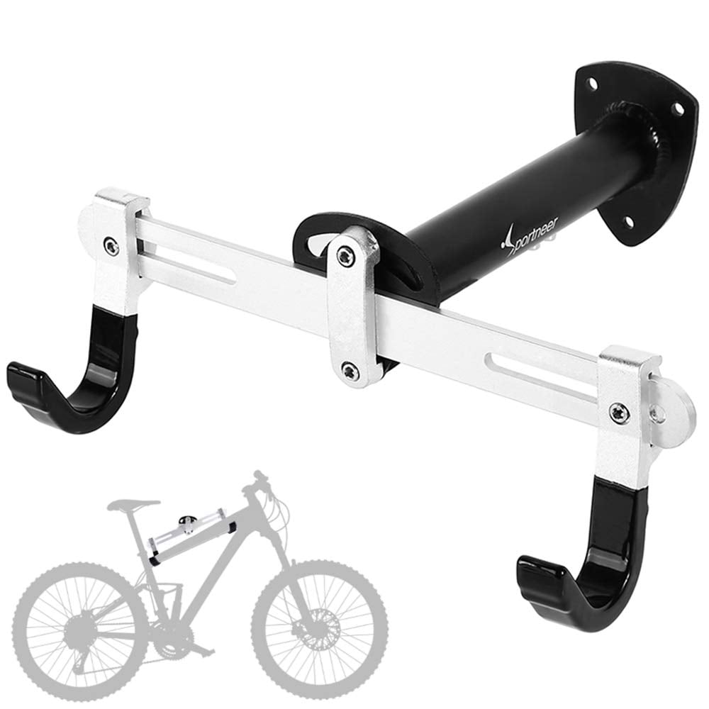 Venzo Bike Bicycle Cycling Pedal Wall Mount Storage Hanger Stand Hooks Rack