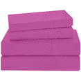 thumbnail image 6 of Premier Colorful Queen Sheet Set, Microfiber 16 Inch Deep Pocket 4 Piece Bed Sheet - Purple, 6 of 6