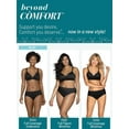 thumbnail image 6 of Women's Vanity Fair 75204 Beyond Comfort Full Coverage Underwire Bra (Midnight Black 34B), 6 of 7