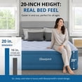 thumbnail image 3 of Beautyrest 20" Sensair Queen Air Mattress, Built-in Pump, Cooling Top, 750 lb Capacity, 3 of 7