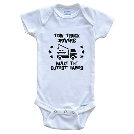 

Tow Truck Drivers Make The Cutest Babies Funny Tow Truck Baby Bodysuit