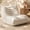 White, variant on Walsunny Bean Bag Chair Memory Foam Bean Bag Sofa, Caterpillar Sofa, Lazy Sofa Chair Floor Sofa Couch Single Lounge Chair for Living Room, Bedroom, Office, Dorm, Black