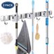 thumbnail image 4 of Broom Holder Holder Pack Of 2 3 Clips and 4 Hooks Broom Holder Organizer  for Bathroom for Garden for Big Room for Kitchen ANGGREK Otros, 4 of 8
