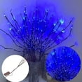 thumbnail image 2 of Tree Branch Lights 30Inch 20LED Bendable Battery Operated PVC Metal for Wedding Halloween Christmas Decoration, 2 of 6