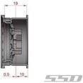 thumbnail image 7 of Ssd Rc 155 Steel D Hole Beadlock Wheels (Black) (2), 7 of 7