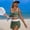*Army Green, variant on ClodeEU Women's Color Block V Neck Tankini Swim Dress Set, Two Piece Athletic Swimsuit with Skirted Bottom, Built-in Shorts for Beach Tennis Hot Pink,Womens Plus L