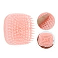 thumbnail image 4 of Unique Bargains 1 Pc Handle Grip Massage Hair Brush for Head Massage 3.15"x3.15"x2.36" Pink, 4 of 6