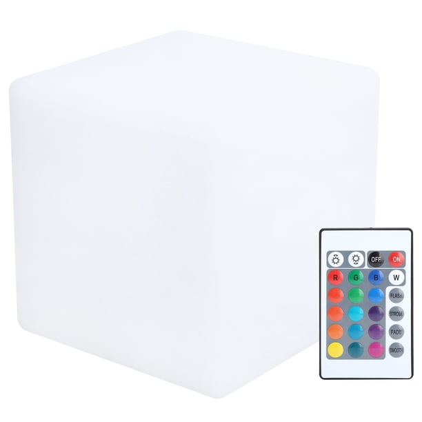 Lámpara de control remoto, LED RGBW Cubes Light RGBW Lámpara de colores de luz Rendimiento probado