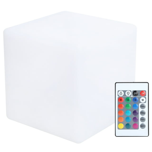 Lámpara de control remoto, LED RGBW Cubes Light RGBW Lámpara de colores de luz Rendimiento probado