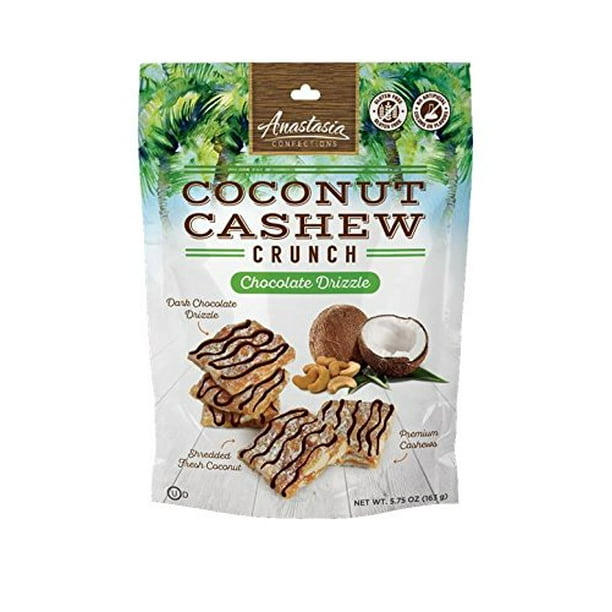 Coconut Cashew Crunch Chocolate Drizzle Walmart Com Walmart Com