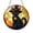 Acrylic 3.5 Inch, variant on Fantasy Black Cat Stained Glass Suncatcher, Decorative Halloween Window Hanging Art, Art Deco Inspired Feline Glass Panel for Seasonal Home Decor, Artistic Cat Theme Window Accent