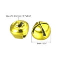 thumbnail image 2 of Jingle Bells, 5/16"(8mm) 80 Pack Small Bells for Crafts DIY Christmas, Gold Tone, 2 of 5
