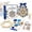 01# A, variant on DIY Hanukkah Mosaic Wreath Kit, Beginner-Friendly Holiday Craft for Hanging Home Decor