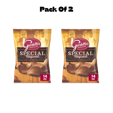 Gardetto's Snack Mix, Special Request Garlic Rye Chips, 14 oz(PACK OF 2)