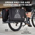 thumbnail image 3 of Mongoose Envoy Adult Cargo Bike, 26-Inch Wheels, 24 Speed, Gray, 3 of 9