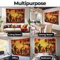 thumbnail image 4 of Harlem Renaissance Nights Wall Tapestry for Bedroom by DC | African American Tapestry Wall Hanging & Aesthetic Decor for Dorm, Living Room, Picnic & Home | 45"x60", 4 of 7