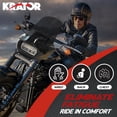 thumbnail image 5 of Krator Motorcycle Windshield Fairing & Mounting Kit, Wind Deflector, Motorcycle Accessories Windscreen, Compatible with Harley Davidson Softail Fat Bob FXFB/114 FXFBS 2018+, Smoke, 15" Windshield, 5 of 7