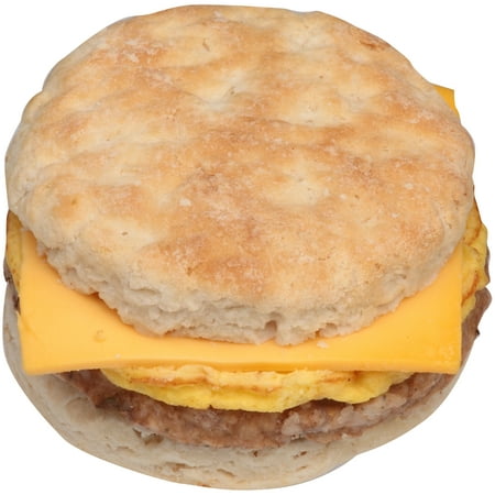 Jimmy Dean Jumbo Sausage/Egg/Cheese Biscuit Sandwich, 4.9 oz., 12 per