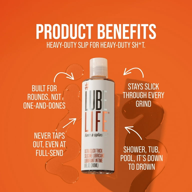 Lube Life Silicone Based Personal Lubricant, Non-Sticky Sexual Safe Gel for  Men, Women & Couples, 8 fl oz - Walmart.com