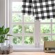 thumbnail image 3 of Valances for Kitchen Farmhouse Check Valances for Window Treatment Decor (), 3 of 5