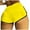 Yellow, variant on Npasoilc Dolphin Shorts for Women High Waisted Elastic Waist Shorts Sports Yoga Gym Running Shorts