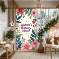 thumbnail image 5 of Floral Women's History Month Banner Celebration Feminine Design Backdrop Perfect for Events Photography Decor Decoration Party Supplies Background, 5 of 7