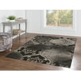 thumbnail image 5 of Linon Home Décor Jewel Area Rug Collection, Blue and Beige, 2' x 3', 5 of 8