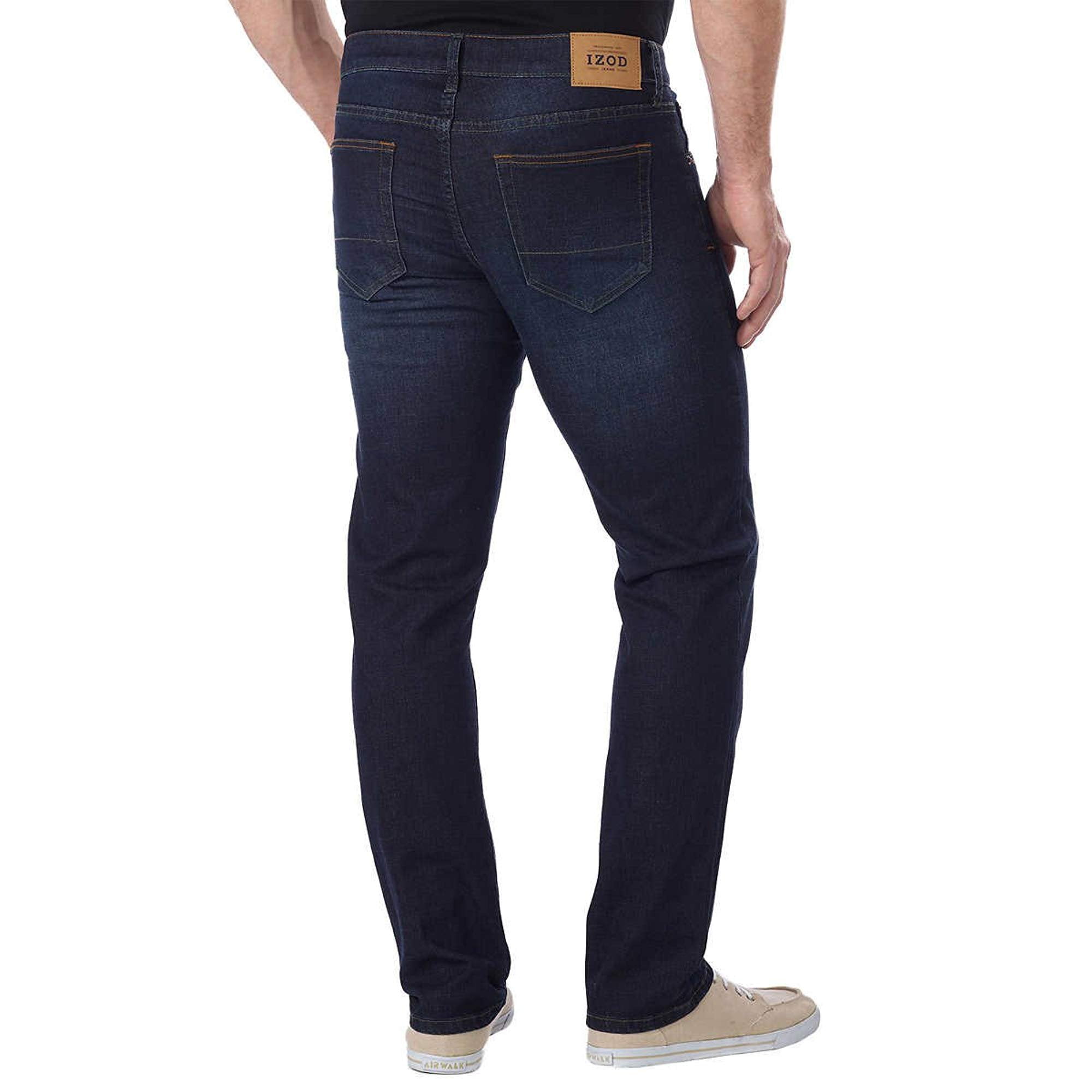 izod straight fit jeans