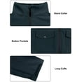 thumbnail image 5 of Little Donkey Andy Mens Lightweight Softshell Jacket Lightweight Fleece Lined Jacket Water Resistant Zip Winter Coat Windbreaker Workout Jackets Black Blue L, 5 of 9