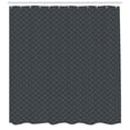 thumbnail image 3 of Ambesonne Fleur De Lis Shower Curtain, Floral Checkered, 69"Wx84"L, Grey Pale Yellow, 3 of 3