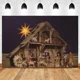 thumbnail image 3 of Fondo de escena de la natividad de Navidad con el nacimiento de Jesús, la Santa Cruz y la Biblia, perfecto para estudio fotográfico, decoración de pared, 3 of 5
