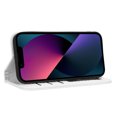 thumbnail image 5 of Luxury PU Leather Wallet For iPhone 13 Mini, Folio Premium Leather Phone Case with Kickstand Card Holder Magnetic Flip Shockproof Protective Cover for iPhone 13 Mini 5.4 inch, White, 5 of 7