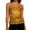 Gold, variant on Elegant Stage Performance Camisole Sparkling Sequin Stretch Sleeveless Tank ofp for and Evening Wear M Silver