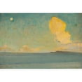 thumbnail image 2 of Konrad Krzyżanowski 14x11 Black Ornate Wood Framed Double Matted Museum Art Print Titled: Sea, Sketch (1908), 2 of 5