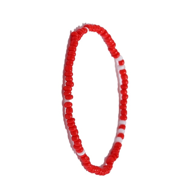 Pulseras de tobillo Qarigey con cuentas de arroz para niñas 37