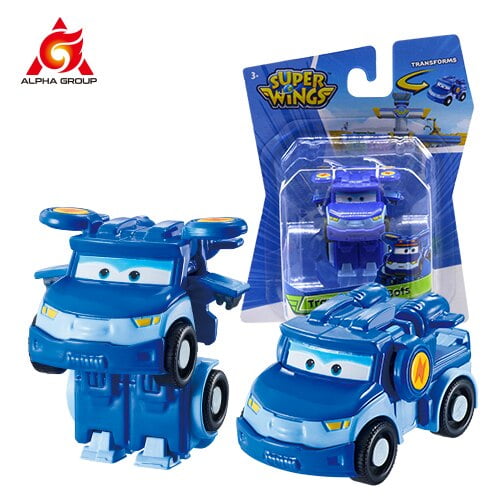 Figuras de acción de Super Wings para niños, Mini juguete transformable de 2 pulgadas, deformación, avión, Robot, regalos Fivean unisex
