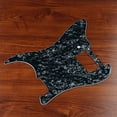 thumbnail image 2 of Mistaha Guitar Accessory: Black Pearl Double Pickup Loaded Pickguard for Fender Stratocaster - GPV02, 2 of 6
