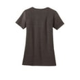 thumbnail image 3 of District ® Women's Perfect Blend ® Tee. DM108L - Heathered Brown Size 4XL, 3 of 3