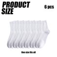 thumbnail image 2 of Women's Casual Crew Socks, Women's Value, Crew Soft Moisture-Wicking Socks-white, 2 of 5