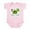 Petal Pink, variant on - Turtle Lover Infant Bodysuit - Baby Light Bodysuit, Size Newborn - 24 Months