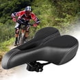 thumbnail image 4 of Sillín de bicicleta de montaña simple Cojín de asiento de bicicleta práctico Cojín de asiento de conducción cómodo para exterior (negro), 4 of 6