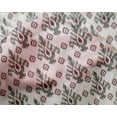 thumbnail image 4 of oneOone Silk Tabby Fabric Diamond & Swirl Ikat Print Fabric By Yard 42 Inch Wide, 4 of 4