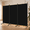 Black, variant on GREZONE Room Divider & Privacy Screen, Metal Oxford Black, 71'' x 72''